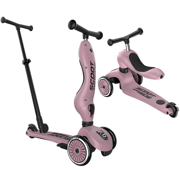 Scoot and Ride HIGHWAYKICK HK1 PUSH AND GO hulajnoga jeździk 2W1 z pchaczem