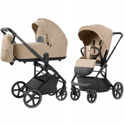 Wózek dziecięcy Carrello Alfa 2w1 z gondola + torba + adaptery do 22kg