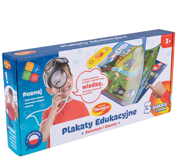 Dumel Edukacyjne plakaty Zwierzęta Zawody nauka 3+