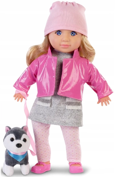 NATALIA Lalka interaktywna mówi śpiewa PL + Piesek