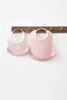 BABYBJORN - zestaw śliniaków mały/duży - Powder Pink