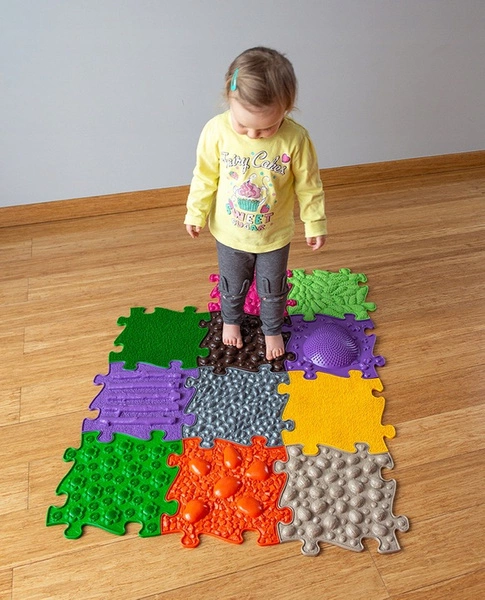 ASKATO Mata Sensoryczna ortopedyczna Zestaw startowy Girl