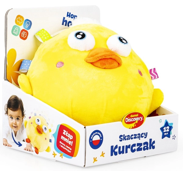 Dumel 30843 Skaczący kurczak zabawka interaktywna nagrywanie mówi po polsku