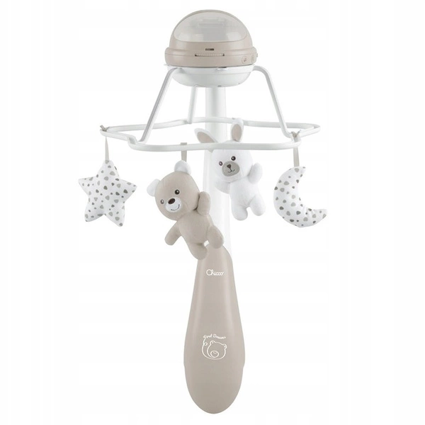 CHICCO GRAJĄCA karuzela do łóżeczka POZYTYWKA RAINBOW 3W1