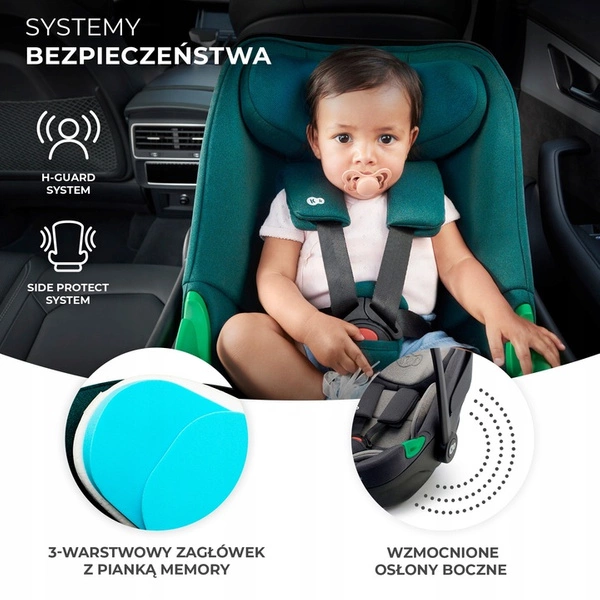 Kinderkraft I-CARE Fotelik samochodowy 40-87 i-Size 0-13 kg ISOFIX