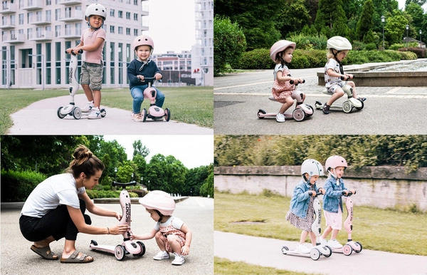 SCOOT AND RIDE HIGHWAYKICK 1 jeździk 2W1 hulajnoga + kask XXS-S