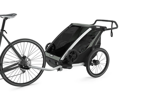 Przyczepka rowerowa dla dziecka - THULE Chariot Lite 2 - Agave-Black