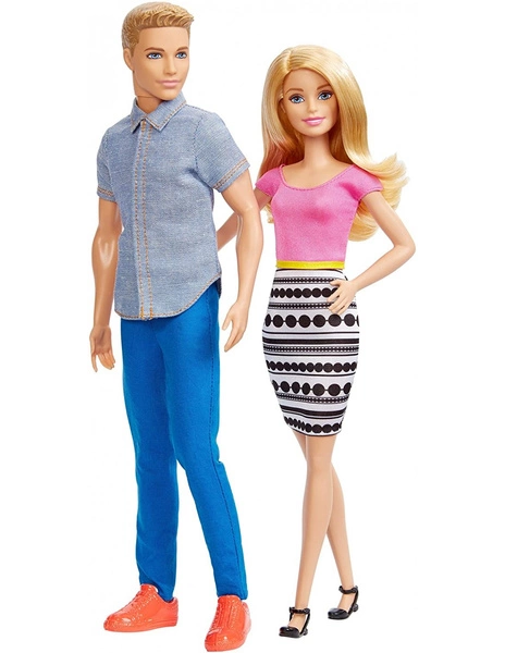 BARBIE Lalka + Ken zestaw prezentowy 2 lalki DHL76