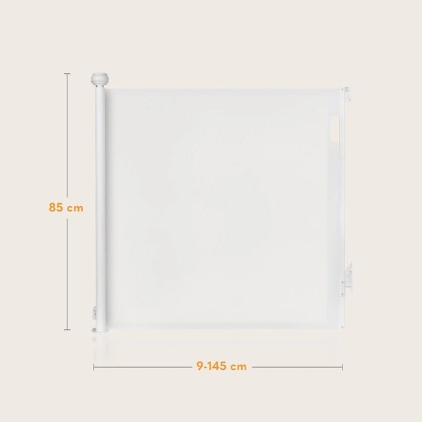 Barierka zabezpieczająca Lionelo Thea bramka ochronna na drzwi schody 140cm