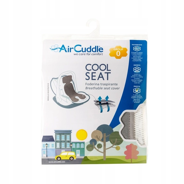 AirCuddle Cool Seat uniwersalna oddychająca mata wkładka antypotowa do fotelików 0-13 kg
