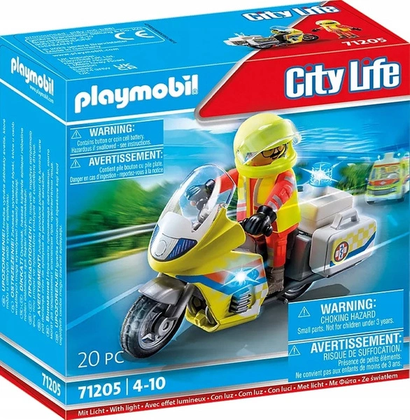 Playmobil zestaw z figurką motor ratunkowy 71205