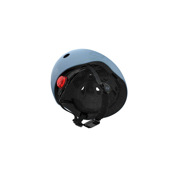 SCOOT AND RIDE KASK M-L dla dzieci regulacja kask rowerowy dziecięcy LED