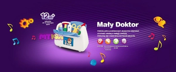 DUMEL mały doktor lekarz interaktywny zestaw 28399