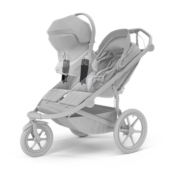 Thule Urban Glide 3 Double - Adapter do fotelika samochodowego do podwójnego wózka Maxi Cosi, BeSafe, Cybex, Nuna