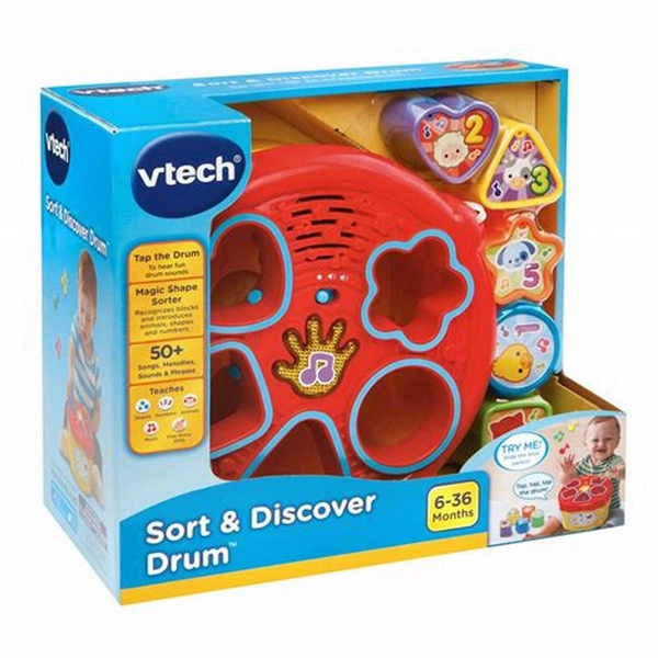 VTECH Bębenek BAM BAM w kształty gram sorter 12m+