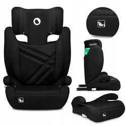 LIONELO HUGO Fotelik Samochodowy I-SIZE 100-150 cm ISOFIX