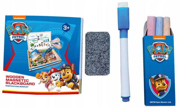 Tablica magnetyczna PSI PATROL kredowa drewniana