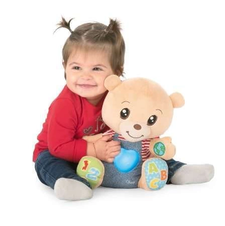 CHICCO TEDDY Miś okazujący uczucia dwujęzyczny 2W1