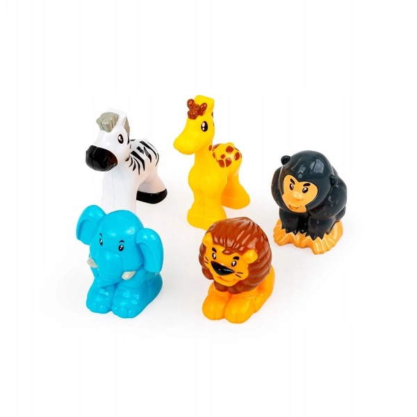 Dumel pociąg Safari ze zwierzątkami CIUCHCIA traktor prezent na roczek 12m+