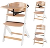 Kinderkraft ENOCK Krzesełko do karmienia drewniane