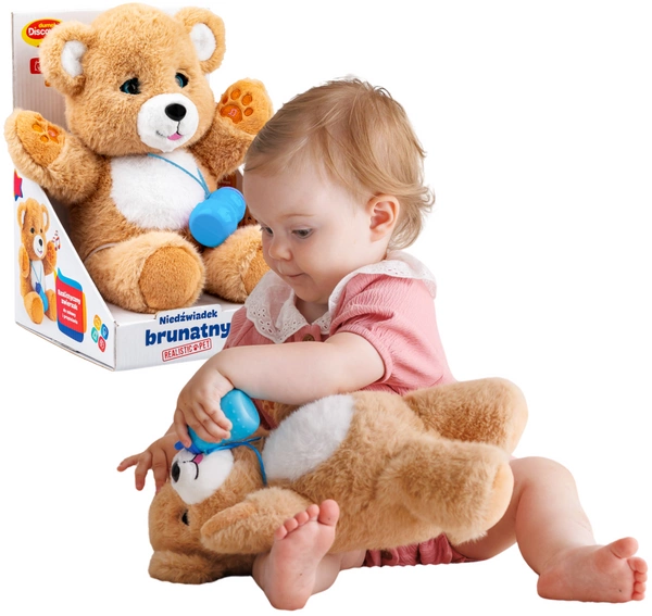 Interaktywny Niedźwiadek Brunatny Dumel Discovery z czujnikiem dotyku