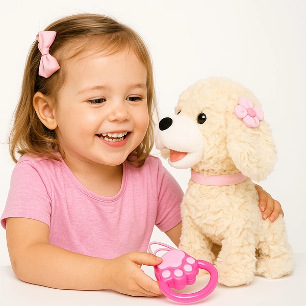 Artyk Natalia interaktywny piesek chodzący na smyczy szczeka macha ogonem