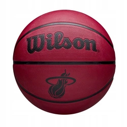 WILSON Piłka do koszykówki NBA Solid Miami Heat r. 5