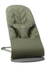 BABYBJORN - leżaczek BLISS Woven, Petal Quilt, Ciemnozielony