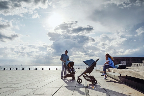 THULE Spring wózek spacerowy spacerówka + zestaw kolorystyczny Midnight Black