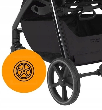 Carrello Bravo M Lite lekki wózek spacerowy o świetnej amortyzacji