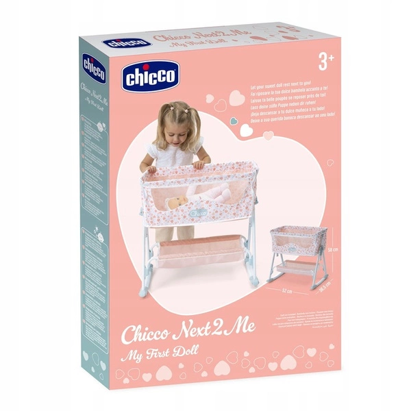 Chicco Łóżeczko Next2me kołyska dla lalek lekkie dla dzieci do zabawy
