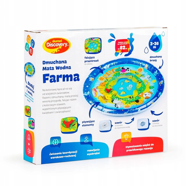Dmuchana Mata Wodna Dumel Discovery Farma Duża 3m+ 82CM