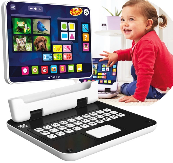 SMILY PLAY Laptop i tablet w jednym dla dzieci 2W1 wersja PL