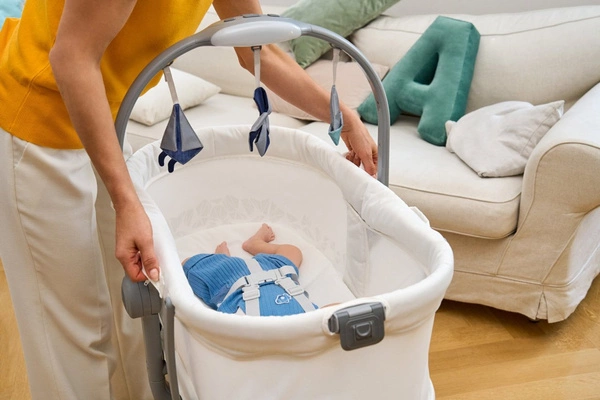 BABY HUG PRO 5w1 leżaczek kołyska łóżeczko krzesełko do karmienia