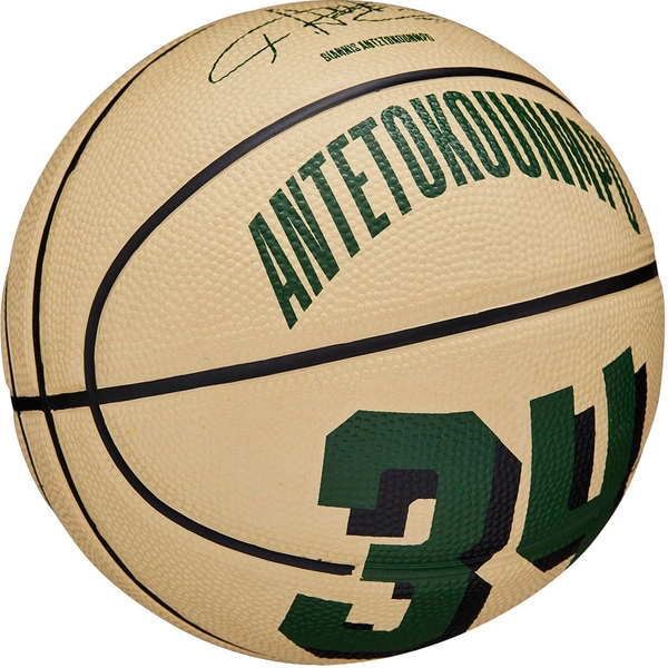 WILSON Giannis Antetokounmpo NBA Milwaukee Bucks 3 Mini Piłka do koszykówki