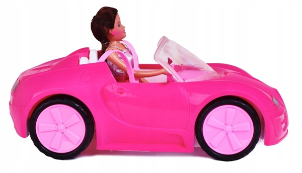 HH AUTO DLA LALKI MAŁA CELEBRYTKA W SAMOCHODZIE