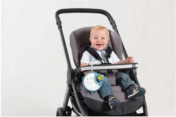 CHICCO Next2Dreams Next2Me karuzela na łóżeczko lampka szum beżowa