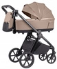 Carrello Omega Plus gondola spacerówka wózek zestaw 2w1 Asteroid Beige