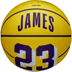 WILSON NBA Los Angeles Lakers Lebron James #23 r.3 Mini Piłka do koszykówki