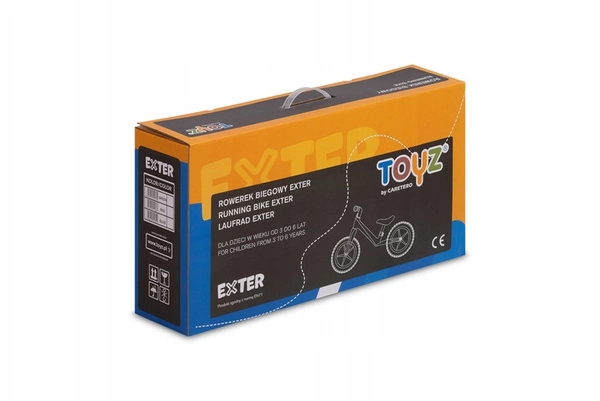 TOYZ EXTER rowerek biegowy blue dla dzieci 3–6 LAT regulowane siodełko