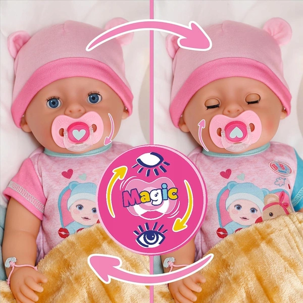 BABY BORN LALKA bobas interaktywna Emma dziewczynka 43 cm z akcesoriami