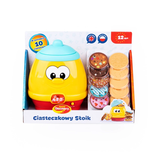 DUMEL CIASTECZKOWY SŁOICZEK Interaktywna Zabawka EDUKACYJNA 12m+