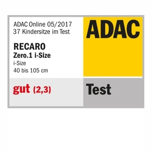 RECARO Zero.1 i-Size Racing Red fotelik samochodowy obrotowy <105cm