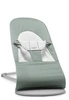 BABYBJORN - leżaczek BALANCE SOFT WOVEN/JERSEY - Jasnoszałwiowy/Szary