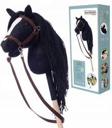 Hobby Horse A4 Koń na kiju Hoppihorse z lejcami akcesoria w zestawie