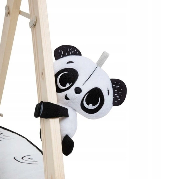 TINY LOVE gimnastyka mata edukacyjna drewniany stojak zabawa