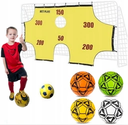 Bramka piłkarska ogrodowa 290x165x90cm metal +mata +piłka