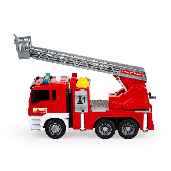 DUMEL WÓZ STRAŻACKI pojazd na wodę z drabiną odgłosy armatka wodna 30904
