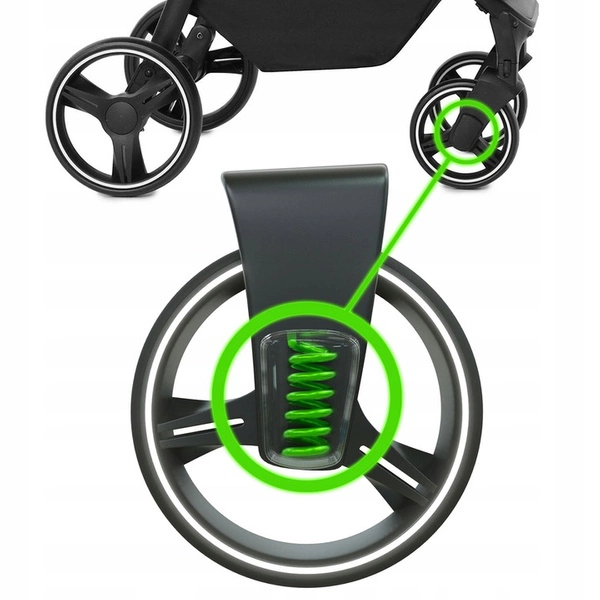 Wózek spacerowy do 22kg z pełnym wyposażeniem CARRELLO BRAVO PLUS