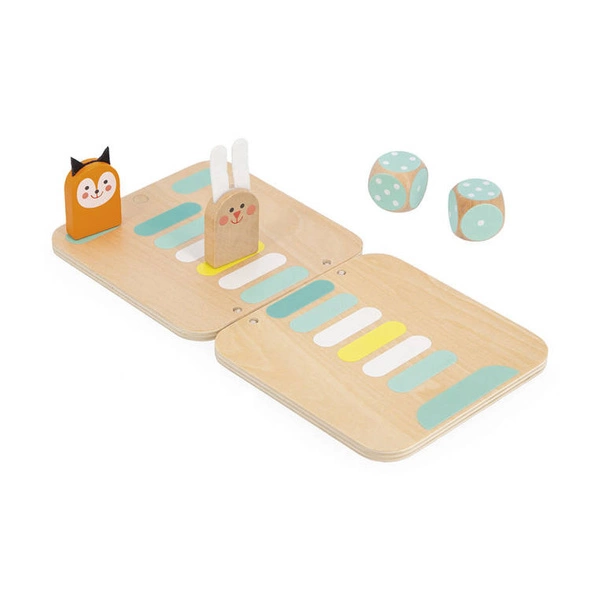 Janod - Gra strategiczna 2w1 Kółko i krzyżyk, Wyścig Taktik 5+